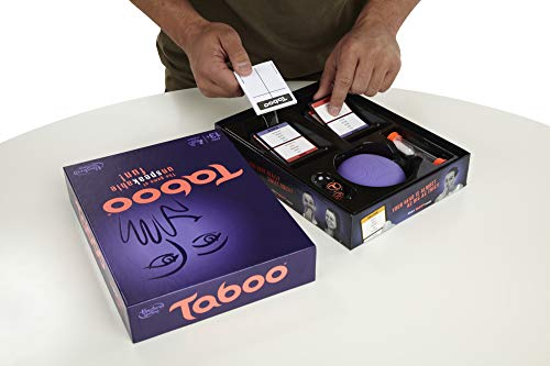 Juego de mesa Tabú, juego de adivinar para familias y niños a partir de 13 años, 4 o más jugadores