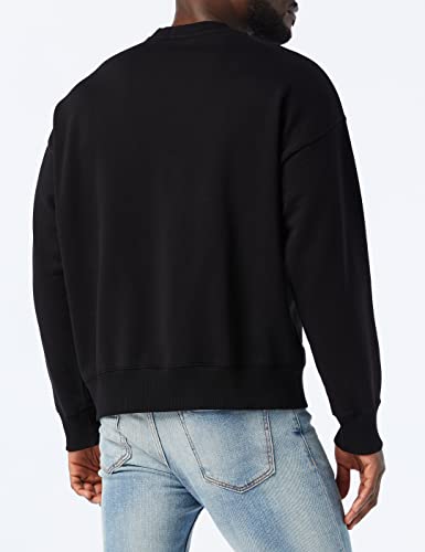 Just Cavalli Felpa Sudadera, 900 Black, L para Hombre