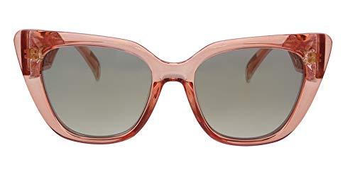 Just Cavalli JC782S-72C Gafas de Sol, Shiny Rose/Mirror Grey, 53 para Mujer