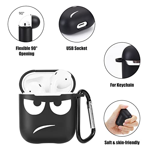 Jusy Compatible con AirPods Pro Funda Don't Touch Me Coole Aesthetic Case Carcasa con Llavero Lindo Resistente a Golpes AirPods Pro Accesorios Regalo para Hombres Niños