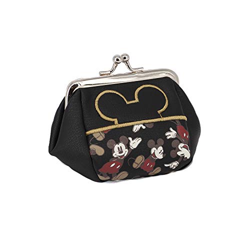 Karactermania Mickey Mouse True-Monedero Bombón Monedero, 10 cm, Negro