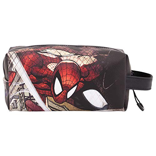 KARACTERMANIA Spiderman Collage-Bolsa de Aseo Brick, Multicolor