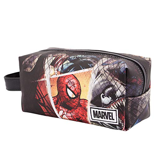 KARACTERMANIA Spiderman Collage-Bolsa de Aseo Brick, Multicolor