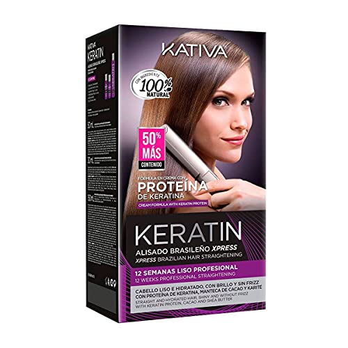 KATIVA Keratin Alisado Brasileño Express Kit 150 ml, Único, Estándar