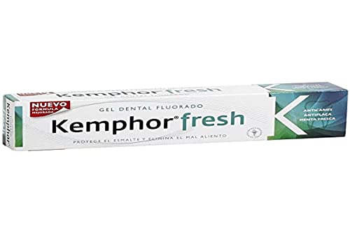 Kemphor pasta dentífrica fresh gel fluorado tubo 75 ml