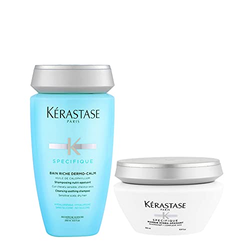 Kerastase Specifique Bain Riche Dermo Calm 250ml Maschera Hydra Apaisant 200ml