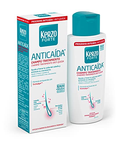 Kerzo Forte Neceser Tratamiento Intensivo Anti Caída. Ampollas + Champú 400 ml