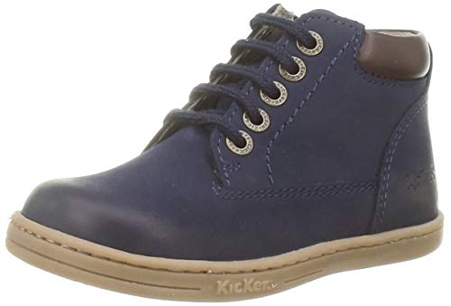 Kickers Bonbon-2, Botas Unisex niños, Azul (Marine Perm 10), 27 EU