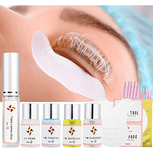 Kit de elevación de pestañas Kit de permanente de pestañas,Lash Lift Kit,Maquillaje De Pestañas,Lifting Pestañas Kit Profesional,Semi-permanente de