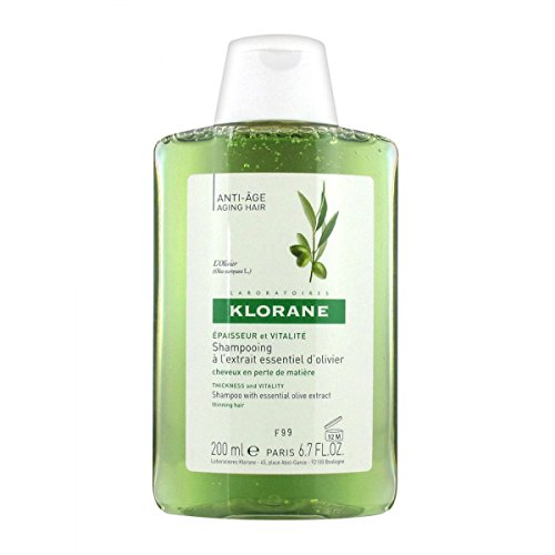 Klorane Champú al Extracto Esencial de Olivo Cabello Con Pérdida de Densidad, 400ml