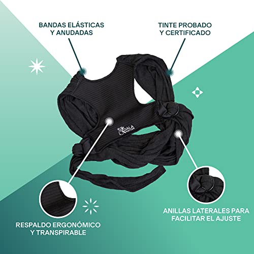 Koala Babycare - Fular Portabebés fácil de usar (fácil de colocar), unisex ajustable, la mochila portabebes multiusos apropiada hasta 10 kg. Fular portabebés elastico - Diseño Registrado KBC®