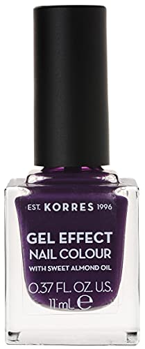 Korres Gel-Effect Sweet Almond Nail Colour - 75 Violet Garden 11 ml