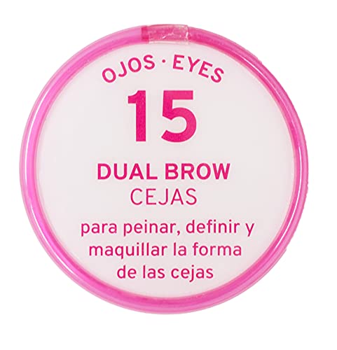 Krash Tools Pincel 15 Cejas/dual Brow, Rosa