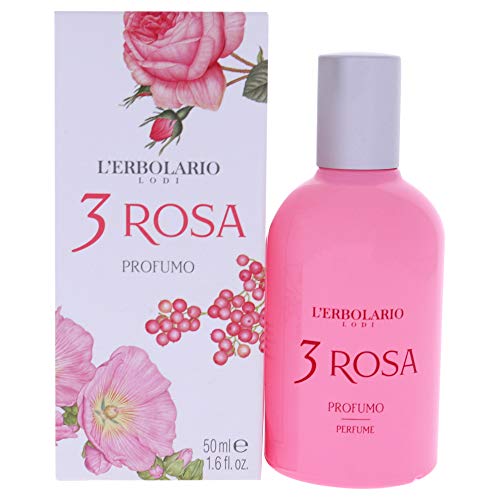 L 'erbolario 3 Color Rosa Eau de Parfum, 1er Pack (1 x 50 ml)