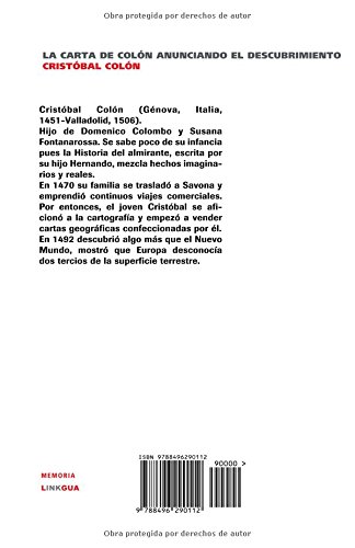 La carta de Colón anunciando el descubrimiento: 113 (Historia)