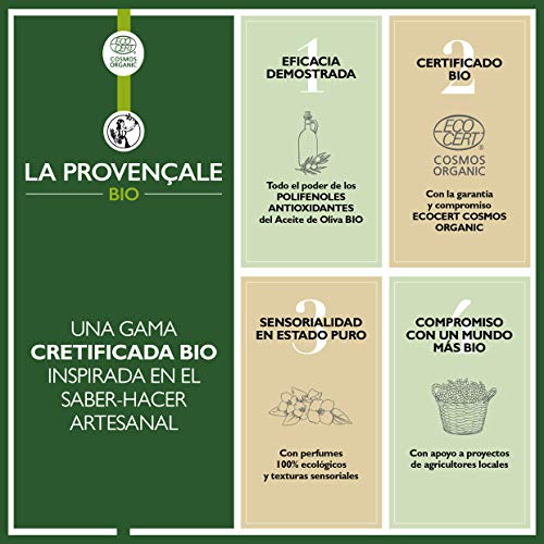 La Provençale Bio - Pack Tratamiento Anti Edad Con Crema Antiedad De Día Y Aceite Sérum De Noche Antiedad Con Aceite De Oliva Bio Y Polifenoles Antioxidantes, 50 Ml 30ml, Multicolor