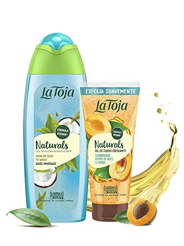 La Toja Naturals Gel de Ducha Exfoliante y Esencia de Vainilla, 200ml