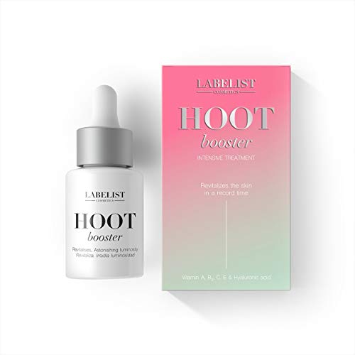 Labelist | Aceite Facial Hoot Booster | 30 ml | Tratamiento Intensivo Revitalizante | Todo Tipo de Pieles | Antioxidante y Detox | Ilumina, Hidrata y Protege | Cuidado Facial de Mujer