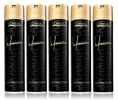 Laca para el pelo Loreal Professionnel Infinium Extra Strong, 5 unidades de 500 ml = 1500 ml