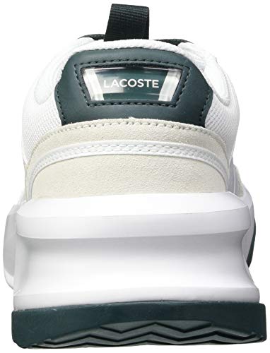 Lacoste Ace Lift 0120 2 SMA, Zapatillas Hombre, Wht/Dk Grn, 43 EU