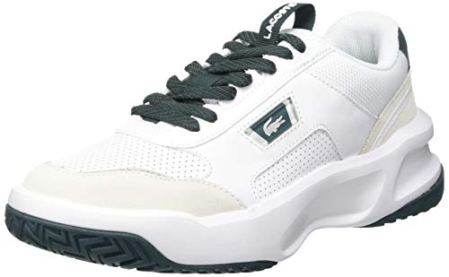 Lacoste Ace Lift 0120 2 SMA, Zapatillas Hombre, Wht/Dk Grn, 43 EU