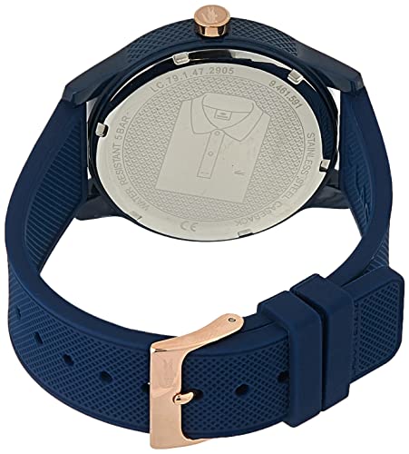 Lacoste Reloj analógico para Hombre. de Cuarzo con Correa en Silicona 2011011