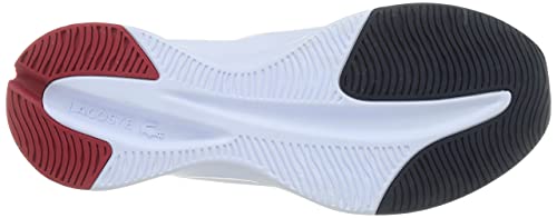 Lacoste Run SPIN KNITOLY01211 SMA, Zapatillas Hombre, Wht/Nvy/Red, 44 EU