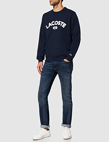 Lacoste SH6873 Sudadera para Hombre, Marino, S