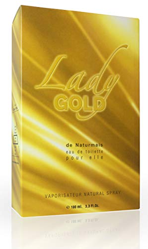 Lady Gold Eau De Toilette Intense 100 ml. Compatible con Eau De Parfum Lady Milion, Perfumes Imitaciones Mujeres