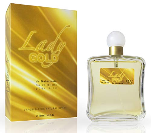 Lady Gold Eau De Toilette Intense 100 ml. Compatible con Eau De Parfum Lady Milion, Perfumes Imitaciones Mujeres