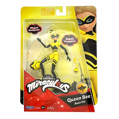 Ladybug: Figuras de Acción de Muñeco articulado Miraculous Ladybug – Reina Aguijón (Bandai P50405)