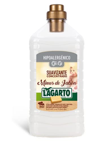 Lagarto Suavizante Concentrado Mimos Al Jabon 60 Lavados Hipoalergenico - 1500ml