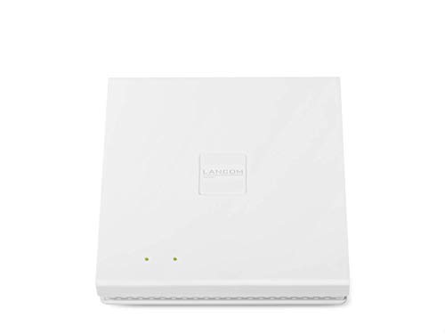 LANCOM LN-1700B (EU) Punto de Acceso empresarial con hasta 1733 Mbit/s, módulo inalámbrico Bluetooth para Beaconing, PoE (IEEE 802.3at), Dual Concurrent WLAN (2,4 y 5 GHz) 4x4 MU-MIMO, Color Blanco