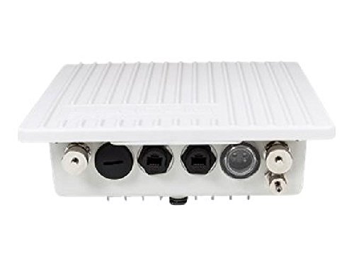 LANCOM Wireless OAP-322, Estación base inalámbrica, 802.11 a/b/g/n, punto de acceso de doble banda, para exteriores de radio dual para aplicaciones inalámbricas, 2 x 300 Mbit/s, 4 antenas externas