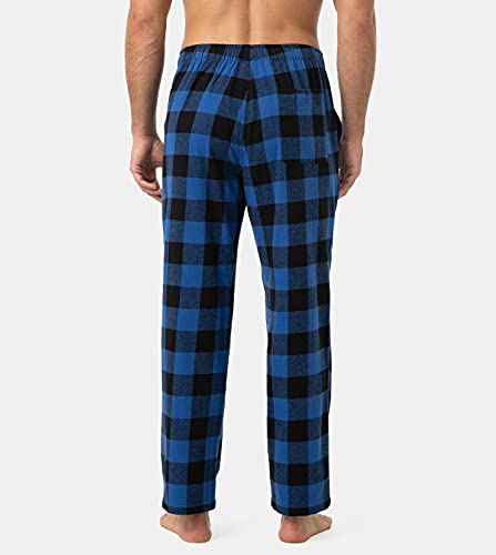 LAPASA Pantalon Pijama Hombre Invierno Pijama Algodon Pantalon Pijama Hombre Largo Franela M39 XL Multicolor