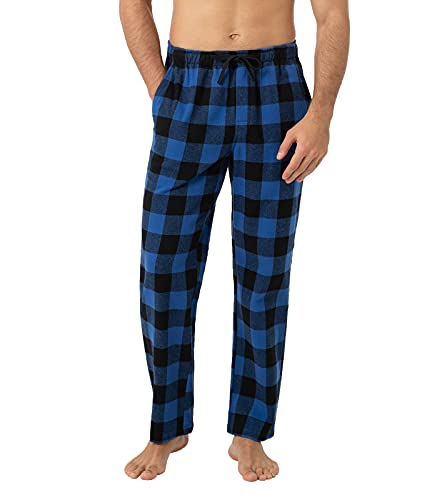 LAPASA Pantalon Pijama Hombre Invierno Pijama Algodon Pantalon Pijama Hombre Largo Franela M39 XL Multicolor