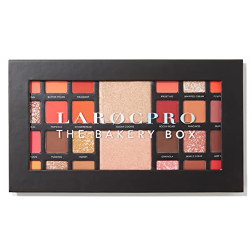 LaRoc Pro The Bakery Box 26 Sombra de ojos y resaltador paleta de maquillaje