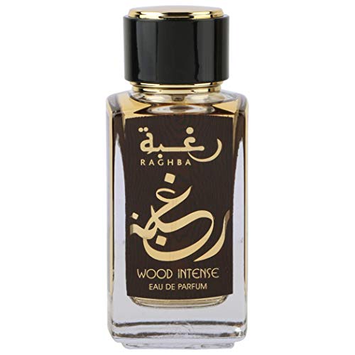 Lattafa Raghba Wood Intense Agua De Perfume Árabe, 100 Ml