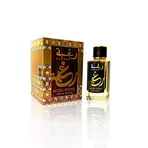 Lattafa Raghba Wood Intense Agua De Perfume Árabe, 100 Ml