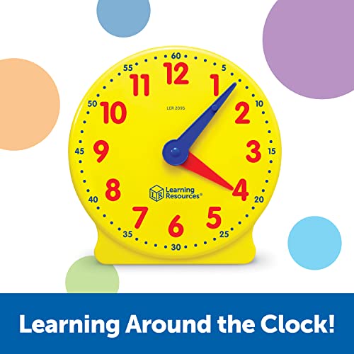 Learning Resources- Reloj para los Alumnos Big Time Student Learning Clock, Color (LER2095) , color/modelo surtido