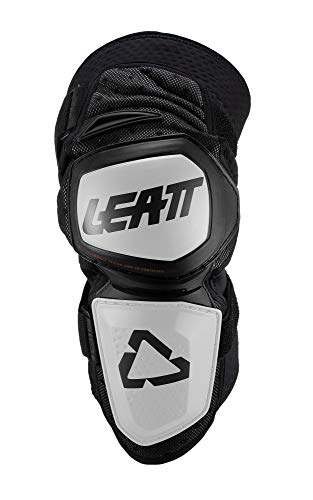 Leatt La genouillère Enduro UNE excellente Protection testée et certifiée CE. Elle EST entièremet adaptée à la Pratique du VTT. Rodilleras, Unisex Adulto, Blanco/Negro, L-XL