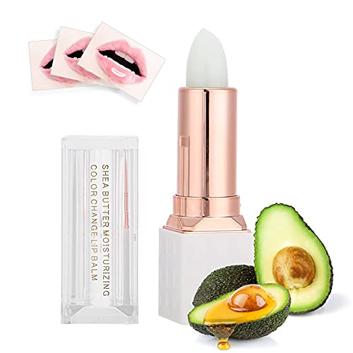 Leche de karité Hidratante Cambio de color Bálsamo labial Brillo Cuidado labial Lápiz labial de larga duración 3.5 g