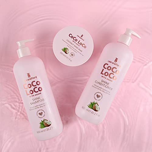 Lee Stafford Coco Loco & Agave Coconut Shine Máscara Tratamiento