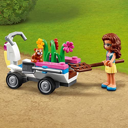 LEGO 41425 Friends Huerto de Flores de Olivia Juguete de Construcción para Niños y Niñas 6 años con Mini Muñeca