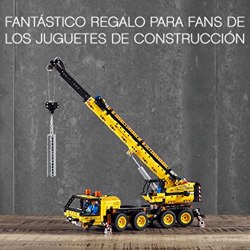 LEGO 42108 Technic Grúa Móvil, Camión de Juguete para Niños 10 Años, Vehículo de Construcción, Regalo Original