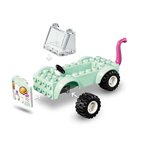 LEGO Friends 41439 Peluquería Felina MóvilCoche de Juguete para Niños y Niñas de 4 años con Gatitos y Mini Muñecas