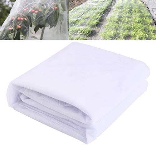 LEMESO 7m x 1,5m Red Antiparajaros Mosquitera para Jardín Malla de Cubierto para Huerta Árbol de frutas Red de Protección de Planta - Blanco