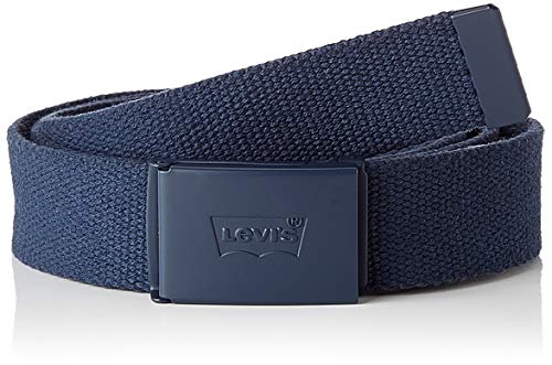 LEVIS FOOTWEAR AND ACCESSORIES Tonal Web Belt cinturón, navy, ADJ110 Unisex Adulto