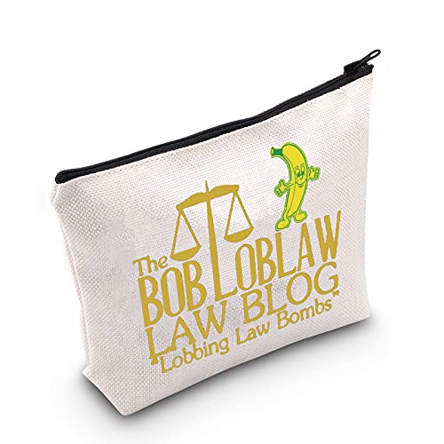 LEVLO Desarrollo arrestado cosméticos maquillaje bolsa arrestado fanáticos del desarrollo regalo The Bob Loblaw Ley Blog Lobbing Law Bombs maquillaje cremallera bolsa bolsa para mujeres niñas