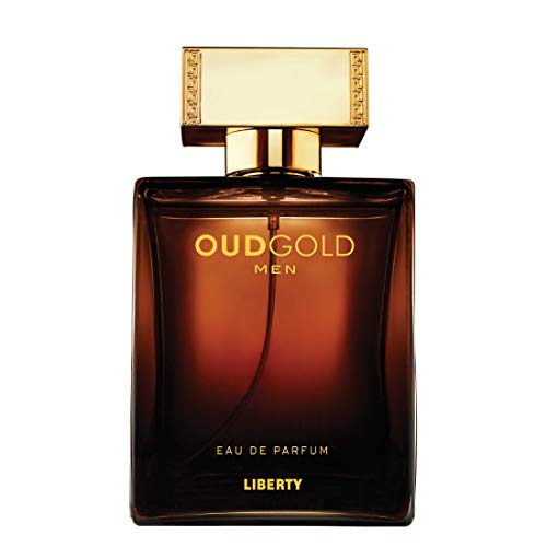 Liberty LUXURY Oud Perfume (100 ml / 3.4 oz) para hombres 24 horas, olor duradero, Eau de Parfum (EDP) - (OudGold)